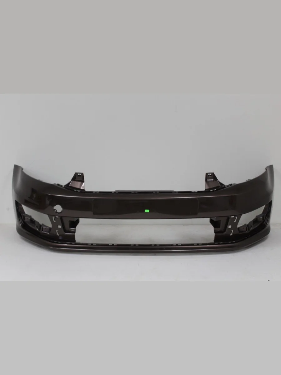 Бампер передний DAR (окрашенный) Volkswagen Polo Mk5 6R,6C,61 седан рестайлинг (2015-2020) (Коричневый LH8Z)  в Самаре Самарской области