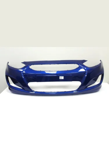 Бампер передний ТехноПласт (окрашенный) (Sapphire Blue WGM  (Синий перламутр)) Hyundai Solaris RBr хэтчбэк дорестайлинг (2010-2014)