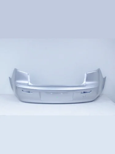 Бампер задний DAR (окрашенный) (A17 Светлое серебро) Mitsubishi Lancer  10 CY (2007-2017) седан дорестайлинг, седан рестайлинг