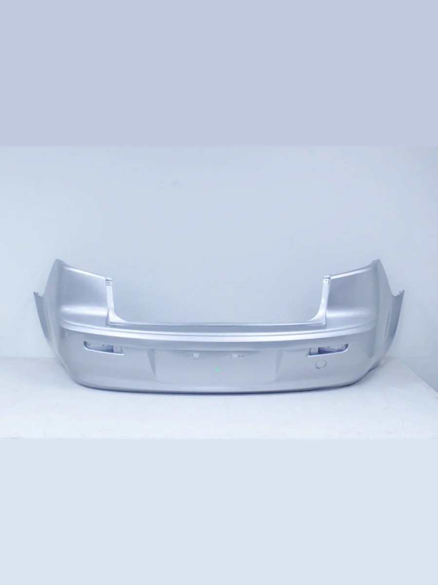 Бампер задний DAR (окрашенный) Mitsubishi Lancer 10 CY седан дорестайлинг (2007-2010) (A17 Светлое серебро)  в Керчи Республика Крым