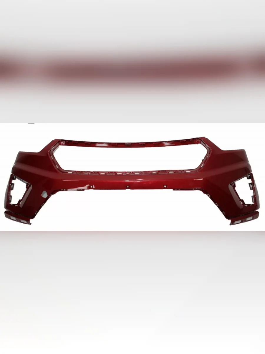 Бампер передний DAR (окрашенный)  Hyundai Creta (2019-2021) GS (красный (Fiery Red R4R PR2))  с доставкой в г. Керчь