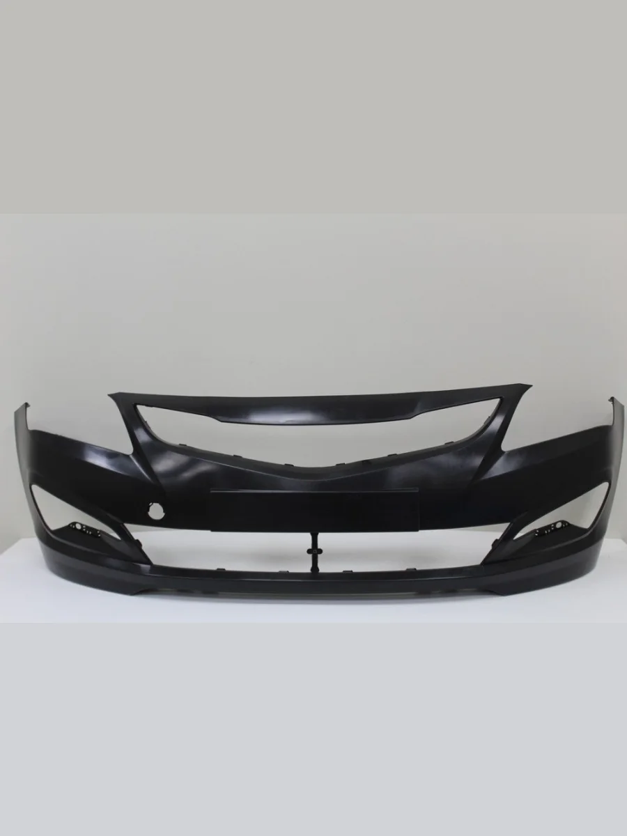 Бампер передний ТехноПласт Hyundai Solaris RBr хэтчбэк рестайлинг (2014-2017) (неокрашенный)  в Керчи Республика Крым