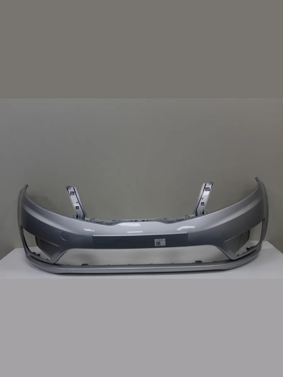 Бампер передний ТехноПласт KIA Rio 3 QB дорестайлинг седан (2011-2015) (Sleek Silver RHM (Серебристый металлик))  с доставкой в г. Керчь