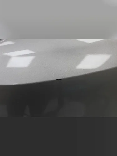 Бампер передний ТехноПласт (окрашенный) (Sleek silver RHM (Серебристый металлик)) KIA Rio  3 QB (2015-2017) рестайлинг седан, хэтчбек 5 дв. рестайлинг