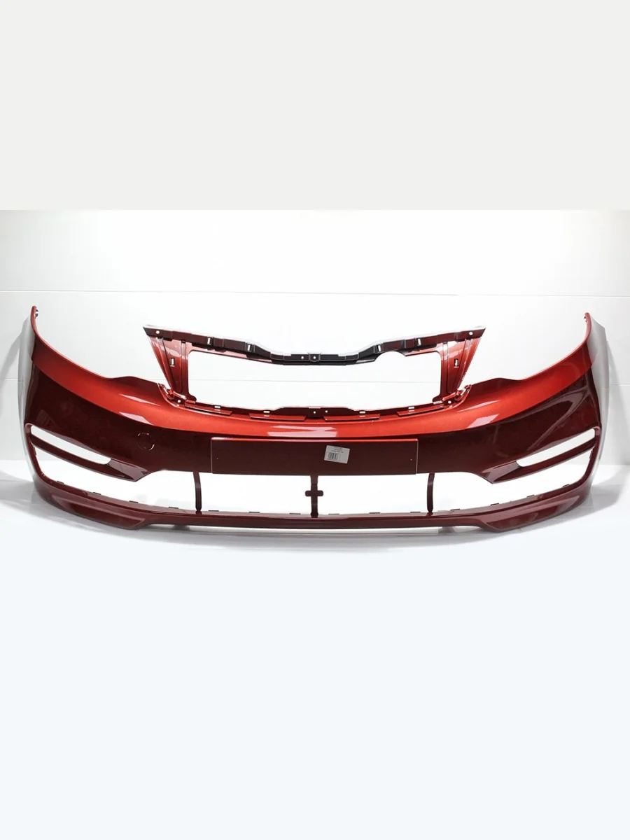 Бампер передний ТехноПласт (окрашенный) KIA Rio 3 QB хэтчбек 5 дв. рестайлинг (2015-2017) (Красный гранат перламутр (Granet Red TDY))  в Керчи Республика Крым