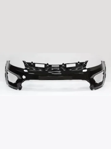 Бампер передний DAR (окрашенный) (Черный (Phantom Black MZH)) KIA Rio  X-line (2017-2021)