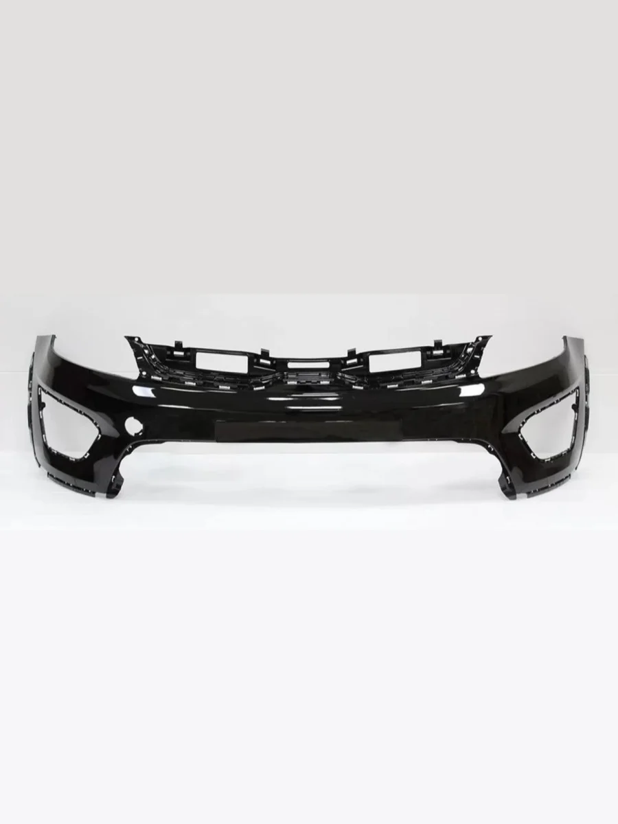 Бампер передний DAR (окрашенный)  KIA Rio (2017-2021) X-line (Черный (Phantom Black MZH))  с доставкой в г. Керчь