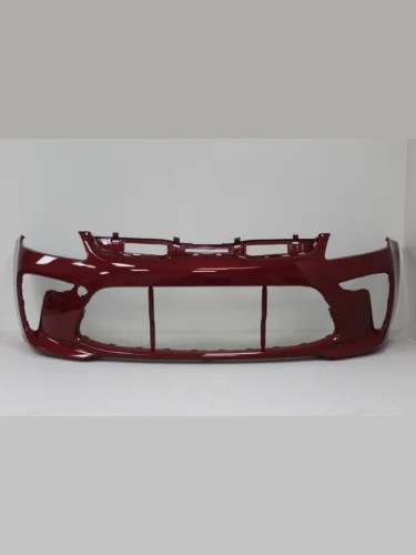 Бампер передний ТехноПласт (окрашенный) (Fiery Red R4R PR2 (Огненно красный)) KIA Rio ( 4 FB,  4 YB) (2016-2020) дорестайлинг седан, дорестайлинг, хэтчбэк