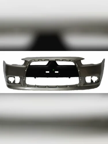 Бампер передний DAR (окрашенный) (Бежевый S18) Mitsubishi Lancer  10 CY (2011-2017) седан рестайлинг, хэтчбек 5 дв рестайлинг