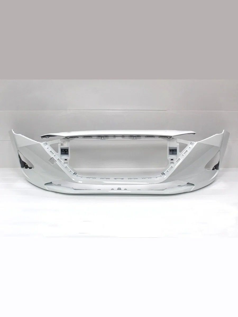 Бампер передний ТехноПласт (окрашенный) Hyundai Solaris HCR седан рестайлинг (2020-2022) (Crystal White PGU (белый))  в Воронеже Воронежской области