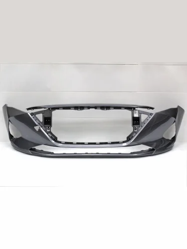 Бампер передний ТехноПласт (Серый (Urban Grey U4G U6G)) Hyundai Solaris  HCR (2020-2022) седан рестайлинг