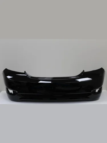 Бампер задний ТехноПласт (окрашенный) (Phantom Black MZH (Черный )) Hyundai Solaris  RBr (2010-2014) седан дорестайлинг