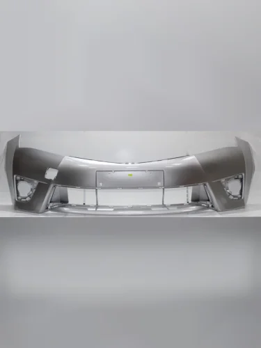 Бампер передний DAR (окрашенный) (Серебристый металлик (Ultra silver 1F7)) Toyota Corolla  E180 (2013-2016) дорестайлинг