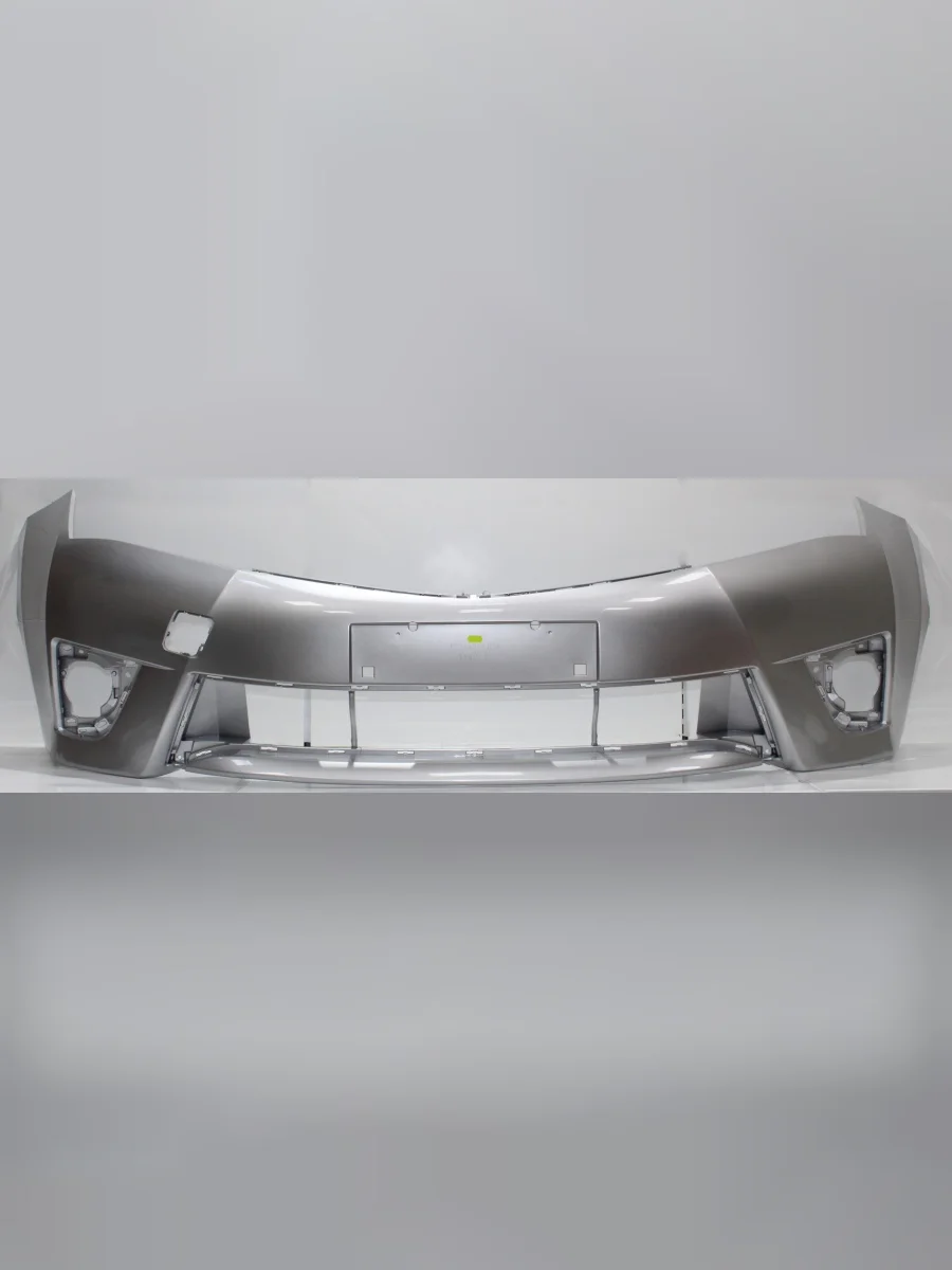 Бампер передний DAR (окрашенный) Toyota Corolla E180 дорестайлинг (2013-2016) (Серебристый металлик (Ultra silver 1F7))  в Самаре Самарской области