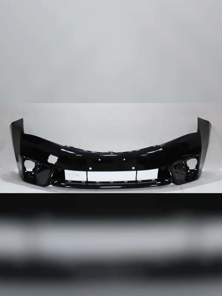 Бампер передний DAR (окрашенный)  Toyota Corolla (2012-2016) E170 (Серая сталь (DARK STEEL 1H2))  в Керчи Республика Крым