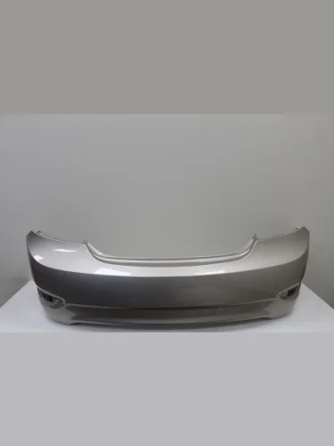 Бампер задний ТехноПласт (окрашенный) (Stone Beige UBS (Бежевый металлик)) Hyundai Solaris  RBr (2010-2014) седан дорестайлинг