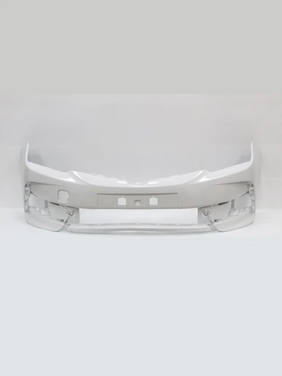 Бампер передний DAR (окрашенный) Toyota Corolla E180 дорестайлинг (2013-2016) (Белый (Super White 040))  в Керчи Республика Крым