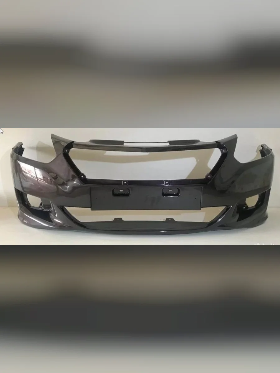 Бампер передний DAR (окрашенный) Datsun on-DO седан дорестайлинг (2014-2019) (Лава (137))  в Самаре Самарской области