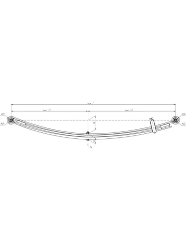Лист рессорный коренной №1 ГАЗ ГАЗель NEXT  ЧМЗ 690004831