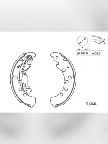 Колодки тормозные барабанные зад OPEL CORSA D 06-14HYUNDAI SANTA FE 09-12KIA SORENTO 09- SAT st-28-0248