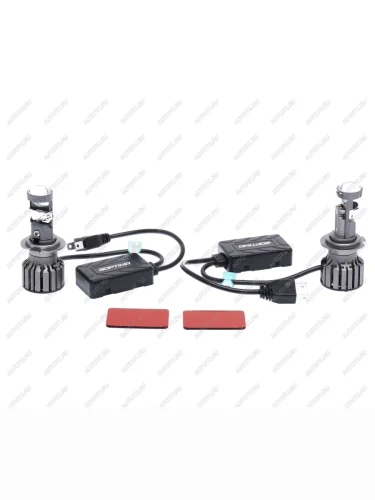 Лампа светодиодная 1224V H7 PX26d 5500K (2шт.) линза OPTIMA OPTIMA ml-h7-40-30