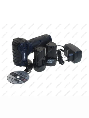 Машина углошлифовальная аккумуляторная 12.0В 2.0Ач 76мм 19500обмин. (2 АКБ Li-Ion,кейс) AYGER AYGER ag12