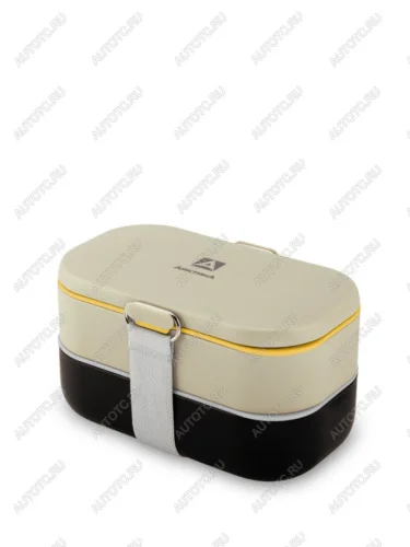 Сумка для ланча 1.35л с 2-мя контейнерами, 2 прибора (вилка и ложка) черно-бежевая АРКТИКА АРКТИКА 031-1350 черныйбежевый