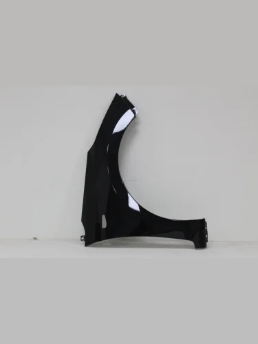 Крыло переднее правое (окрашенное) DAR (Черный (Phantom Black MZH)) Hyundai Solaris HCR седан дорестайлинг (2017-2020)