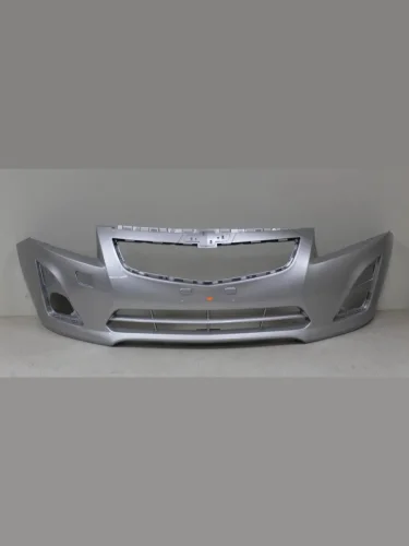 Бампер передний DAR (окрашенный) (Switchblade Silver GAN (Серебристый)) Chevrolet Cruze  J300 (2012-2015) седан рестайлинг