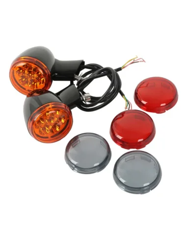 Поворотники Harley-Davidson XL883, XL1200 1992- Задние  пм-00025619