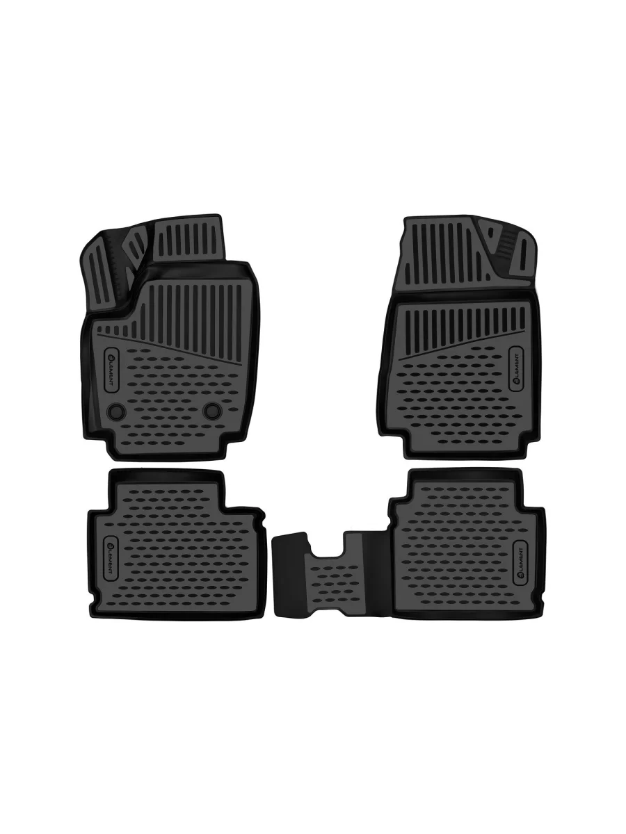 Коврики 3D в салон Element Лада ВАЗ нива 4х4 2131 (Legend) 5 дв. 2-ой рестайлинг (2021-2025) (черные)  с доставкой в г. Керчь