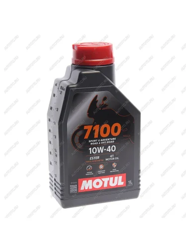 Масло моторное для 4-х тактных двигателей 7100 ESTER 4T 10W40 синт.1л MOTUL MOTUL 104091