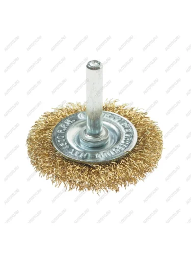 Кордщетка для дрели дисковая 50мм латунь ЭВРИКА ЭВРИКА er-31050 ЭВРИКА er-31050
