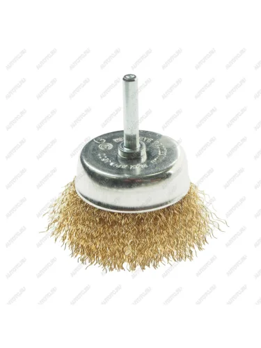 Кордщетка для дрели чашка 63мм латунь ЭВРИКА ЭВРИКА er-30063 ЭВРИКА er-30063