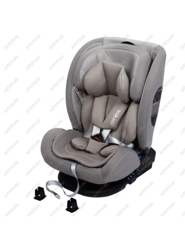 Автокресло детское 0-36кг (0+I-ll-IlI) 0-12лет grey OREX Isofix HAPPY BABY HAPPY BABY 4690624127625 HAPPY BABY 4690624127625