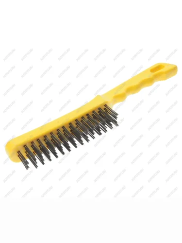 Щетка металлическая ручная пластиковый корпус, сталь 4x15 рядов ЭВРИКА ЭВРИКА er-53415 ЭВРИКА er-53415
