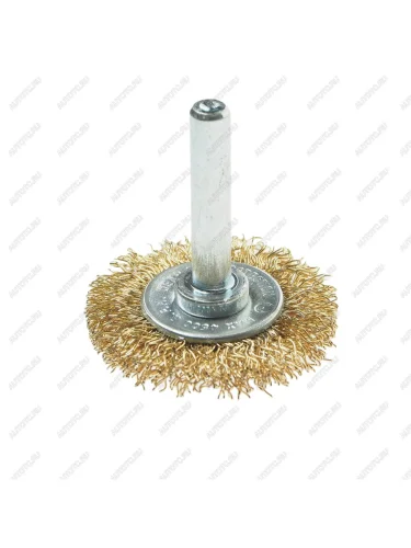 Кордщетка для дрели дисковая 38мм латунь ЭВРИКА ЭВРИКА er-31038 ЭВРИКА er-31038