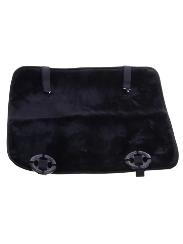 Накидка на сиденье мех натуральный черная без спинки VALGO VALGO 2091 черная VALGO 2091 черная