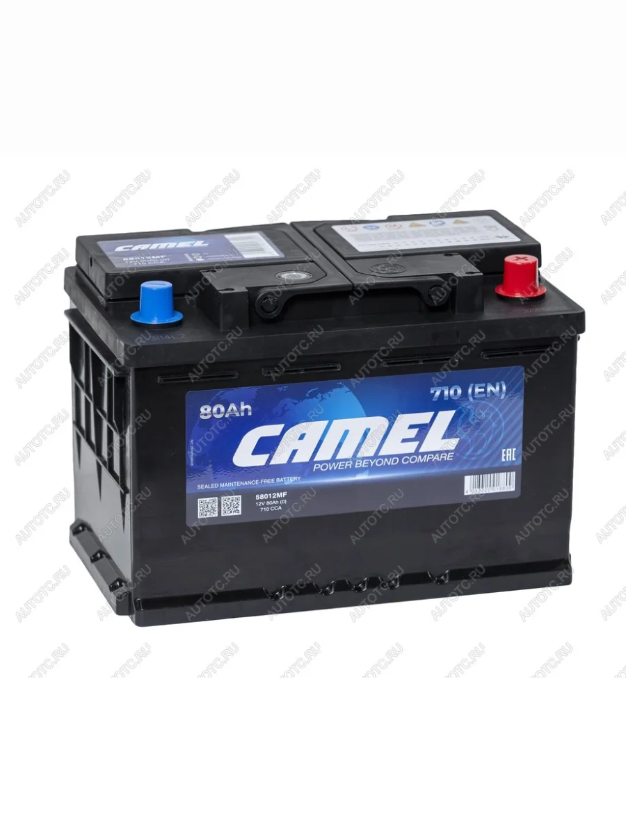 Аккумулятор CAMEL 80А/ч обратная полярность CAMEL 6ст80(0) l3 CAMEL 6ст80(0) l3  с доставкой в г. Керчь