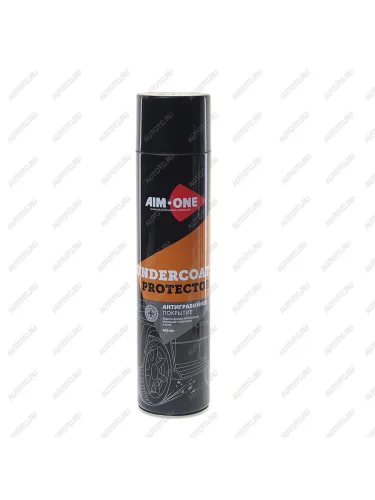 Антигравий черный аэрозоль 650мл Undercoat Protector AIM-ONE AIM-ONE un-650 AIM-ONE un-650