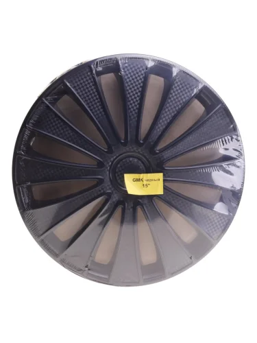 Колпак колеса R-15 черный GMK комплект 4шт. NO NAME gmk чер r-15 NO NAME gmk чер r-15