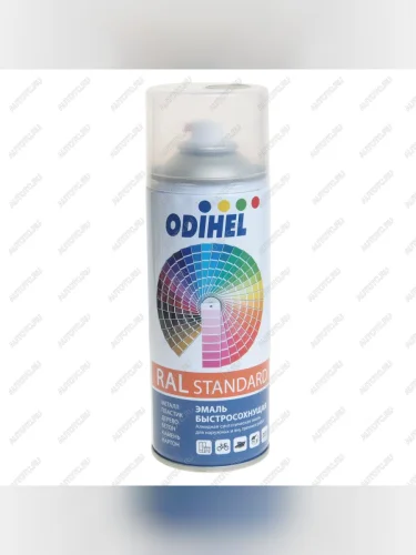 Краска зеленый хром RAL6020 алкидная аэрозоль 520мл ODIHEL ODIHEL ral6020a ODIHEL ral6020a
