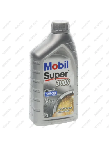 Масло моторное SUPER 3000 X1 FORMULA FE 5W30 синт.1л (Уценка) MOBIL MOBIL 151522