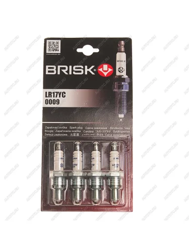 Свеча зажигания ЗМЗ-406 BRISK LR17YC SUPER комплект BRISK lr17yc