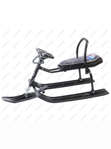 Снегокат высокий со спинкой фуксия БАРС БАРС 212 play