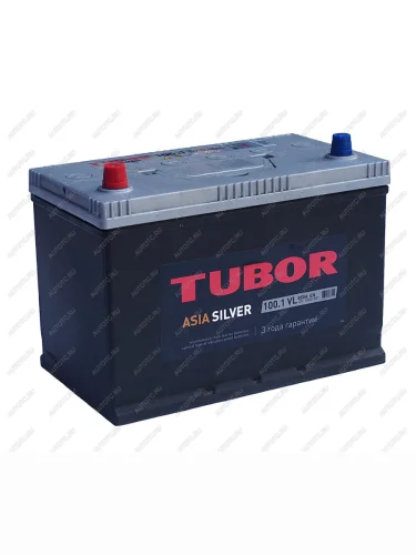Аккумулятор TUBOR Asia Silver 100Ач TUBOR 6ст100(1) d31r