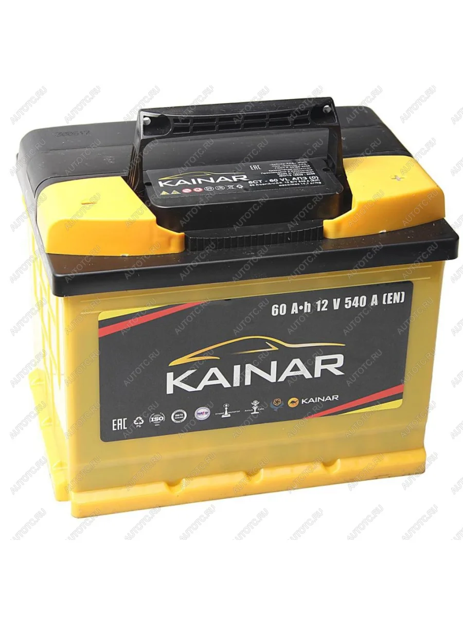 Аккумулятор KAINAR 60Ач обратная полярность, низкий KAINAR 6ст60(0)  в Самаре Самарской области
