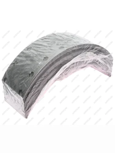 Накладка тормозной колодки УРАЛ сверленая расточенная комплект 4шт. с заклепками БзАТИ БзАТИ 375-3501105д