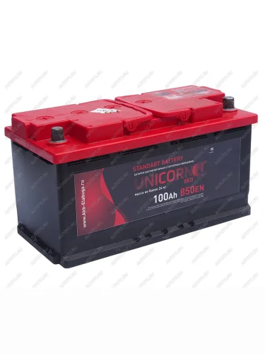 Аккумулятор UNICORN Red EFB 100Ач обратная полярность UNICORN 6ст100(0)