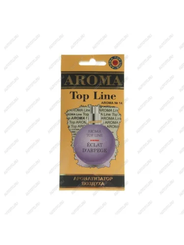 Ароматизатор подвесной пластина (№14 Lanvin Eclat DArpege) TOP LINE TOP LINE №14 lanvin eclat darpege
